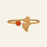 Bracelet jonc Ginko