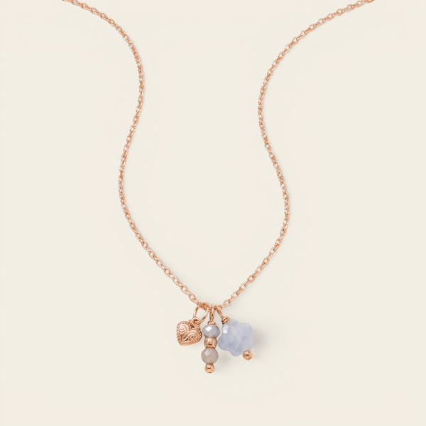 Collier bohème Verika Bijoux Anjuna doré à jade, amazonite et turquoise africaine